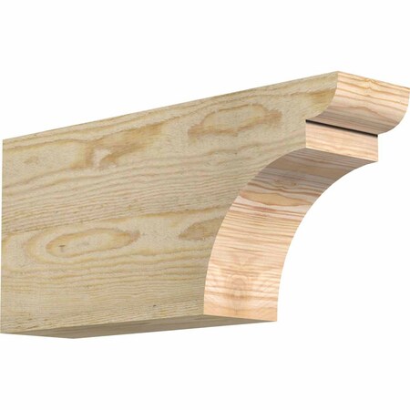 Ekena Millwork Yorktown Rough Sawn Rafter Tail, Douglas Fir, 4"W x 8"H x 18"L RFT04X08X18YOR00RDF